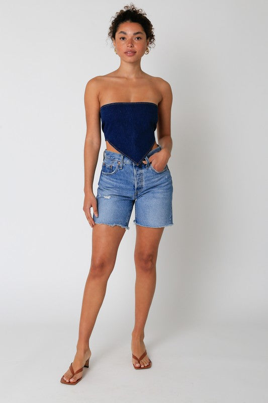 Denim Crop Top