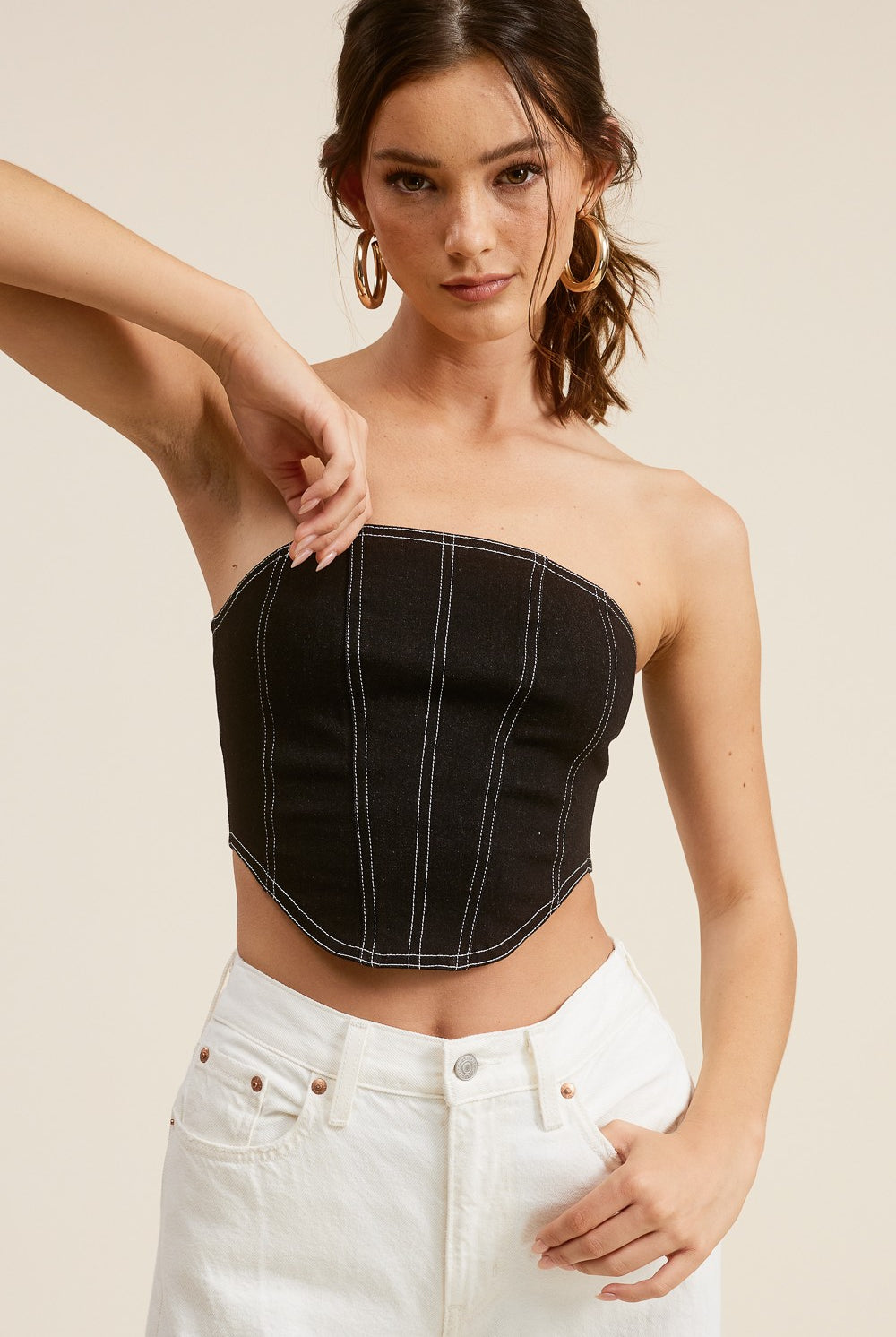 strapless summer tops