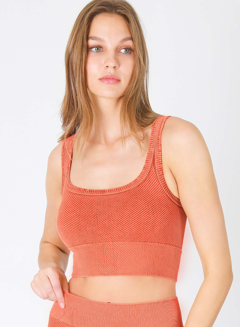 Vintage Marmalade Chevron Tank