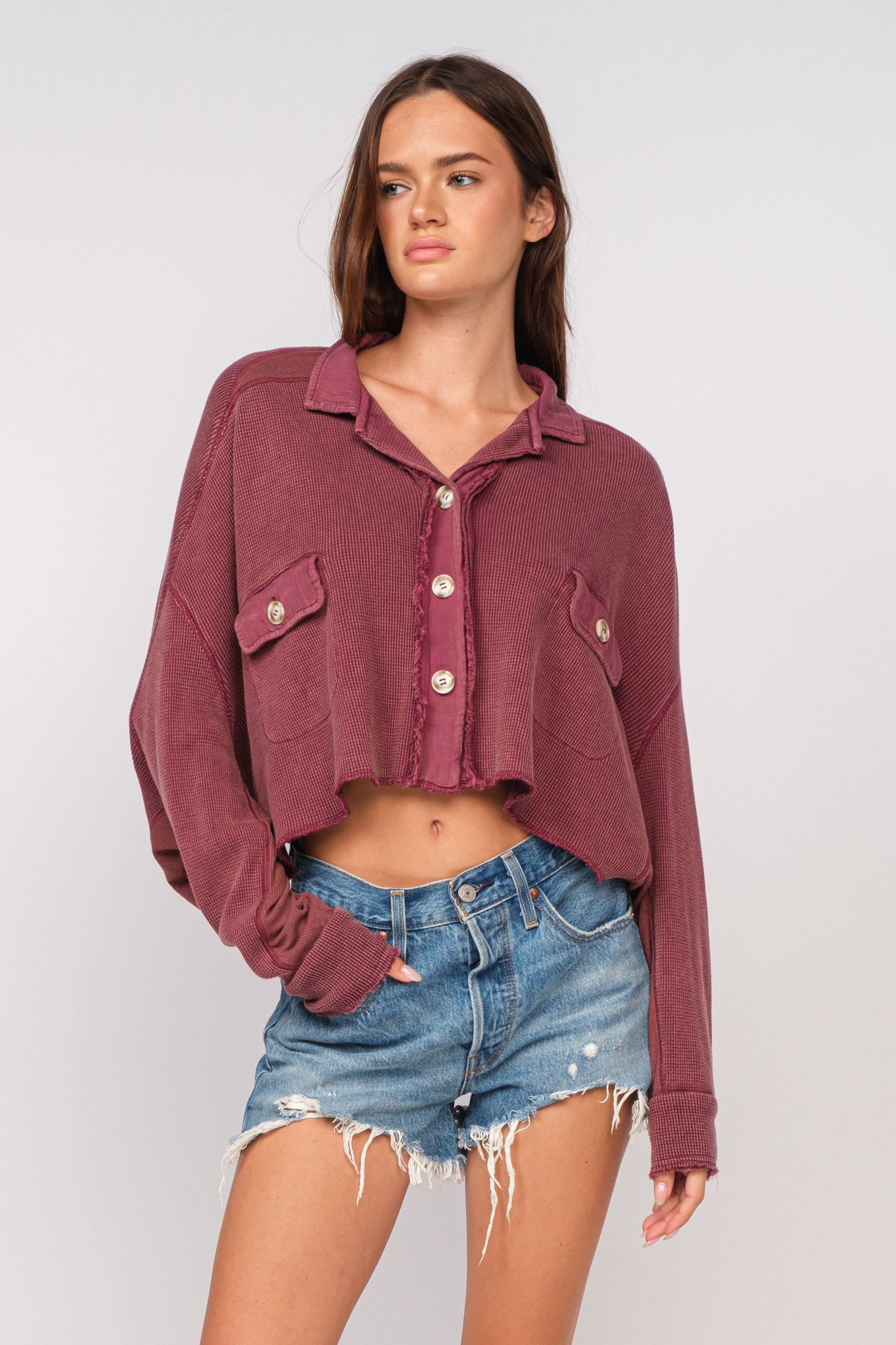 Cropped Shacket
