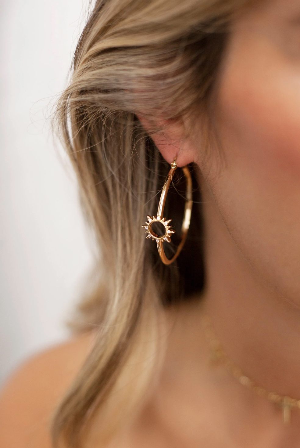 Gold Hoop Earrings