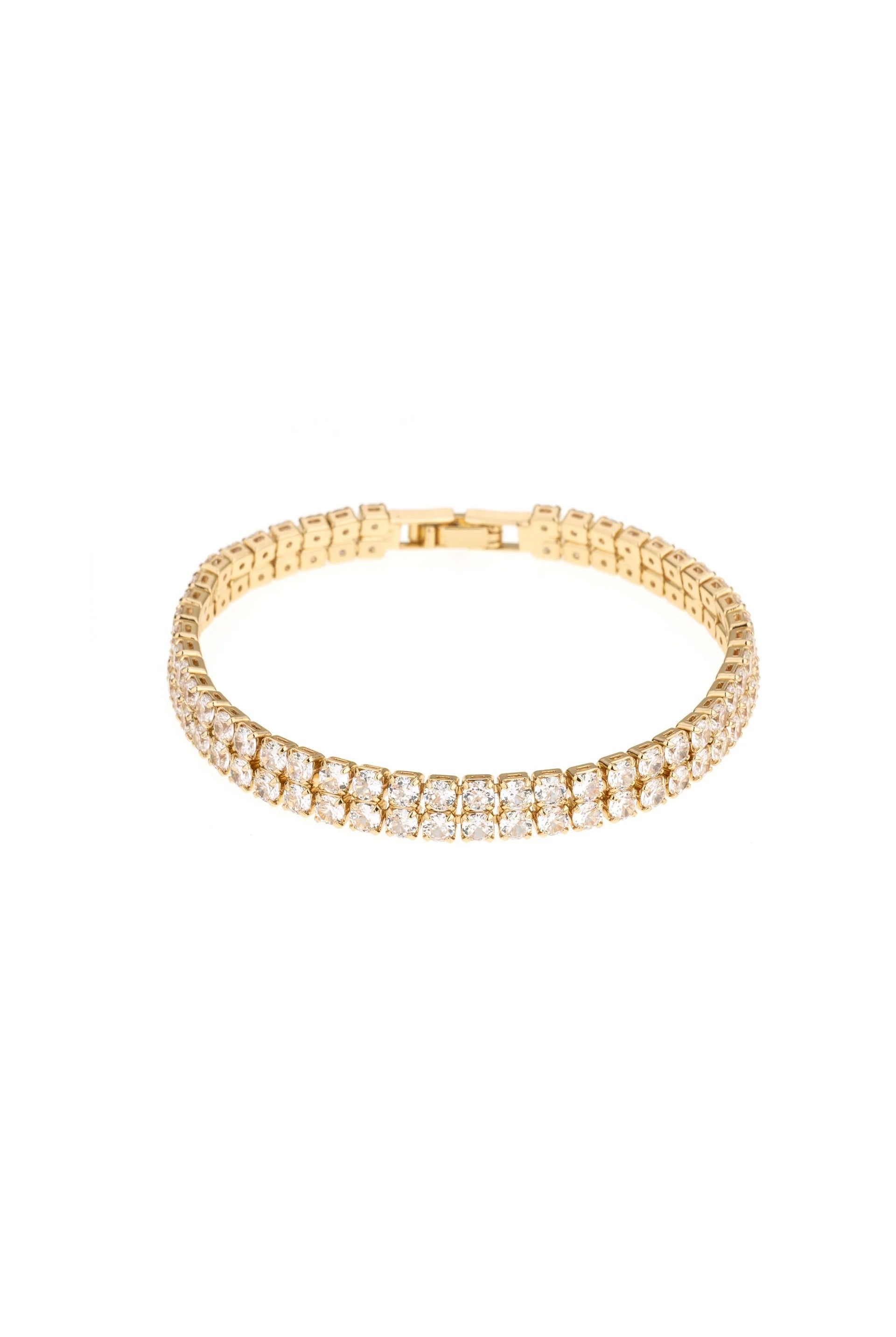 Gold Tennis Bracelet