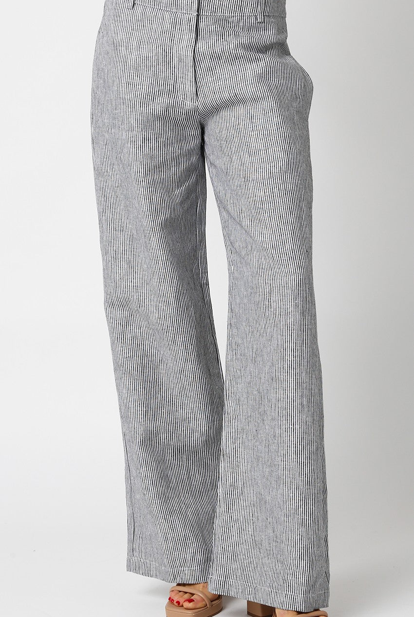 Low Rise Linen Pants