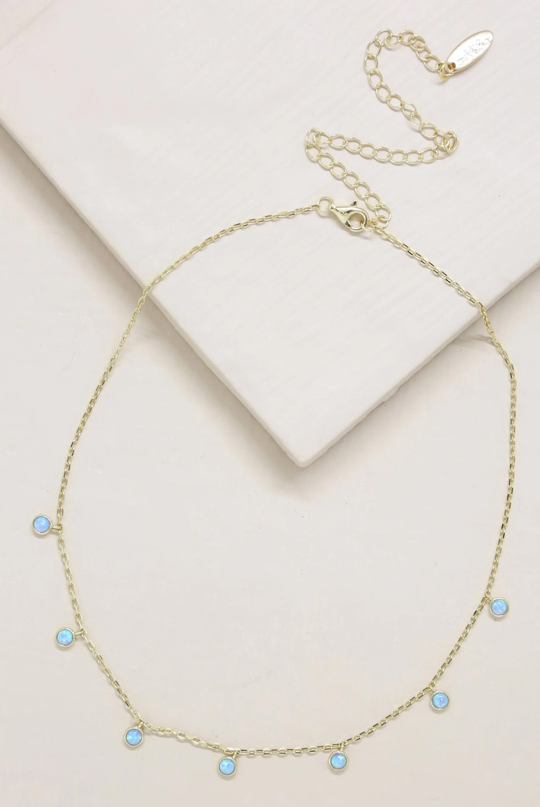 Blue Opal Necklace