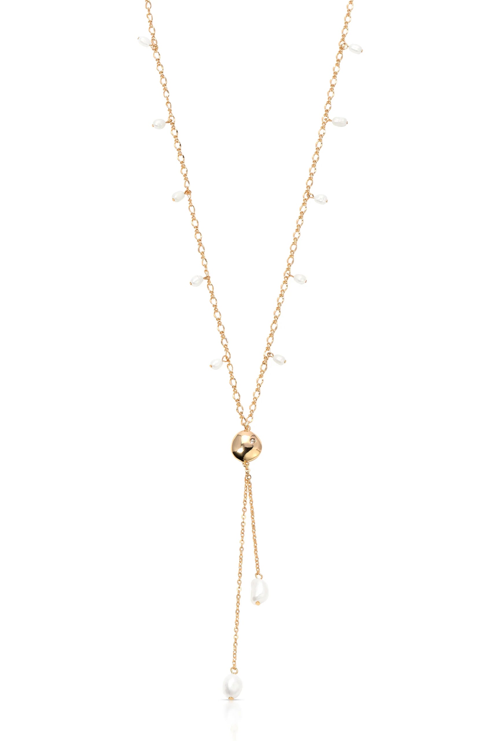 Pearl Lariat Necklace
