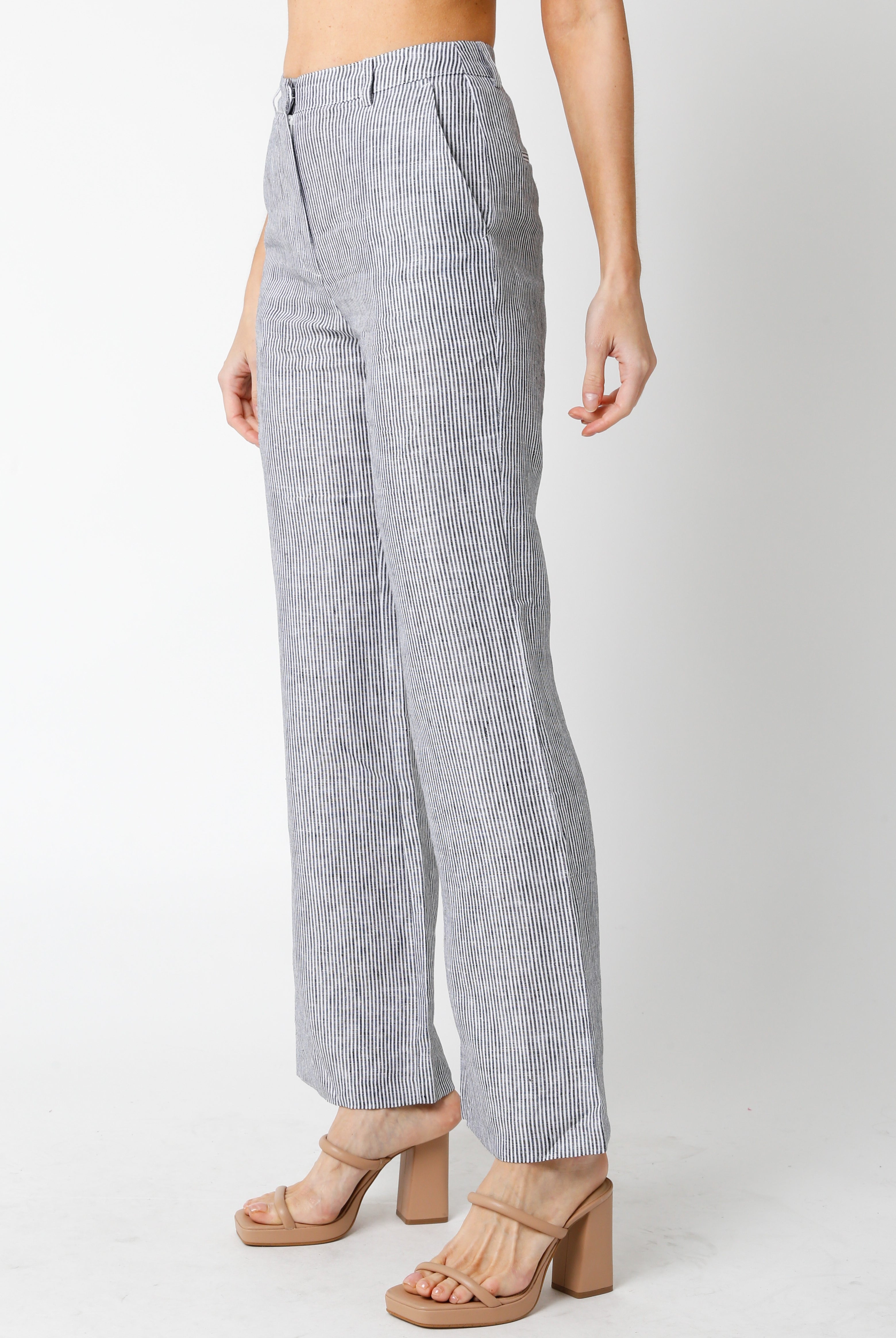 Wide Leg Linen Pants