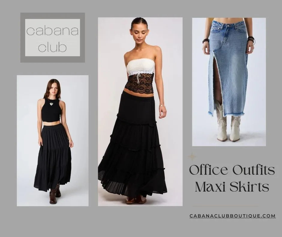 Office Outfits That Make Maxi Skirts at Work Totally Boss-Worthy 