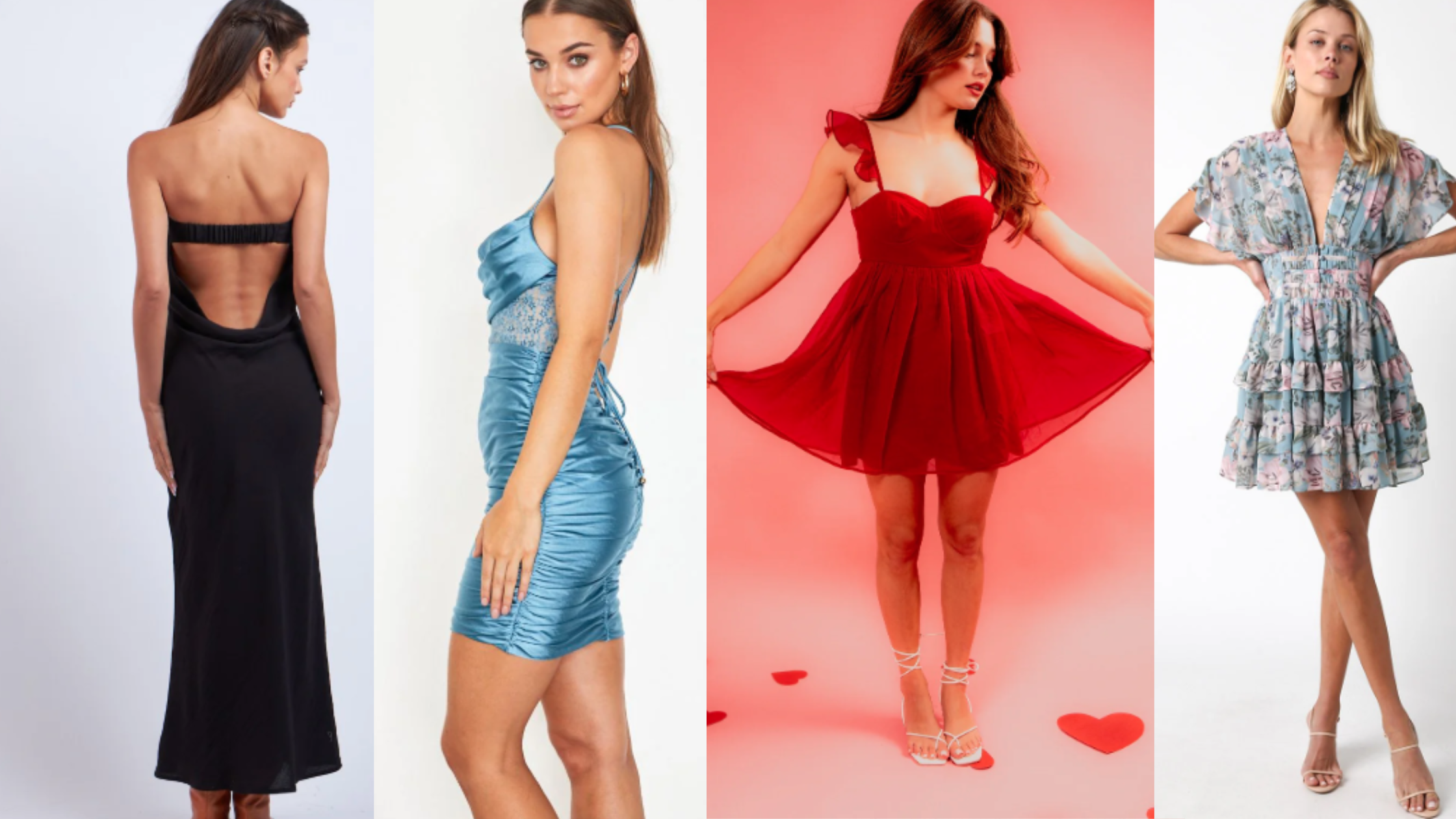 sachin and babi light blue dress Strapless Dress Looks for Events: Best Cocktail Styles