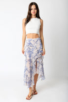 Snake Print Skirt