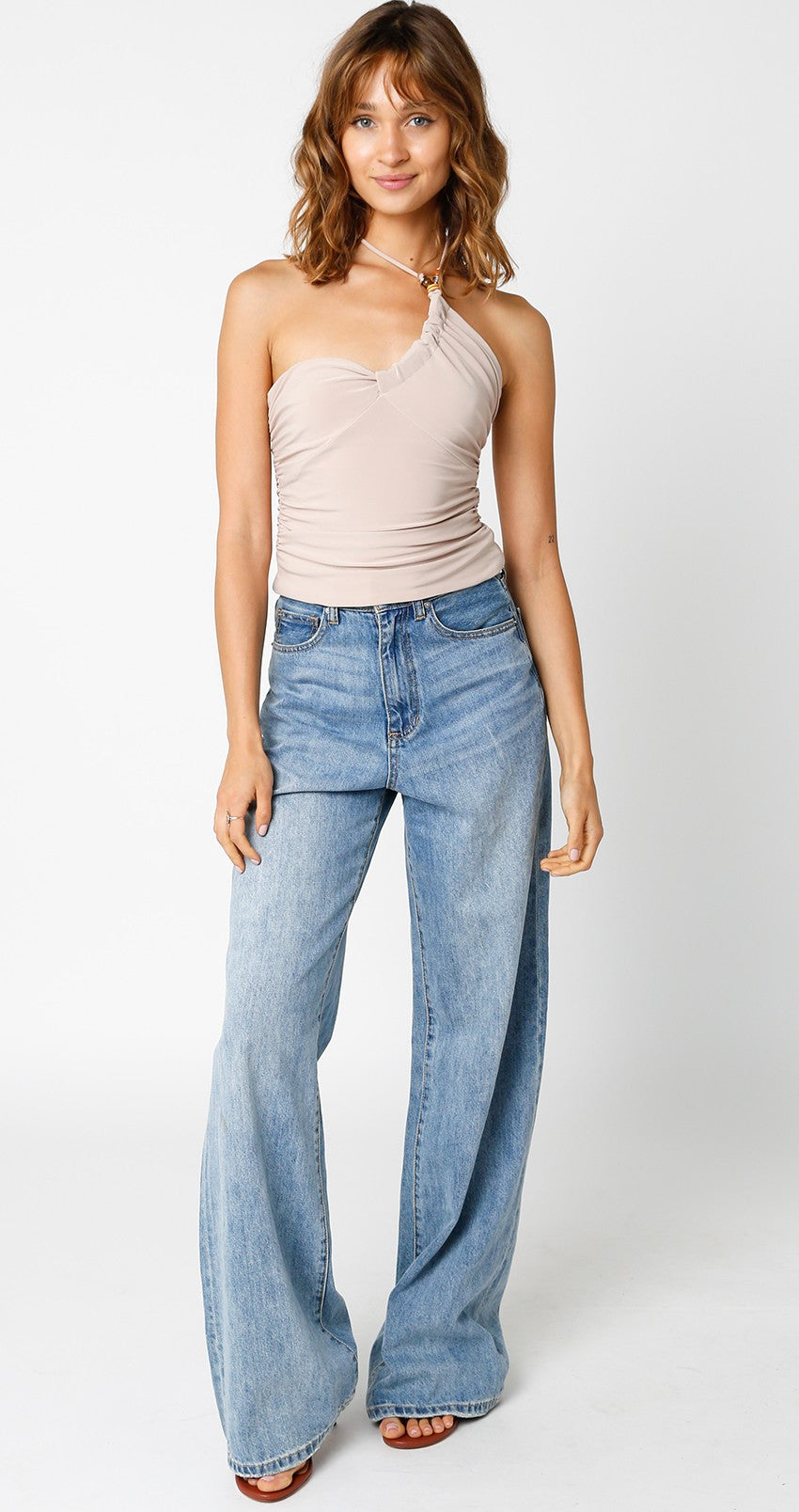  Beaded Halter Top