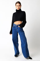 Black Turtleneck Sweater