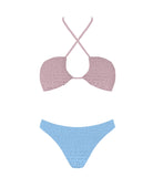 Sunshine On My Mind Blue Scrunch Bikini Bottom