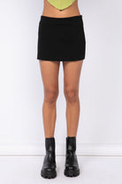 Black Micro Mini Skirt