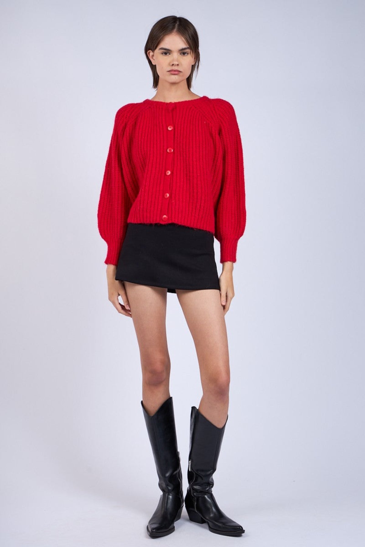 Klara Black Micro Mini Skort outfit view