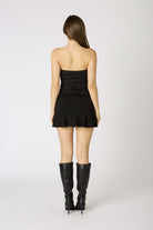 Black Ruffle Micro Mini Skirt Nearby