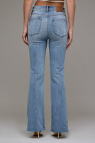Freya Medium Wash Bootcut Jeans - Back View