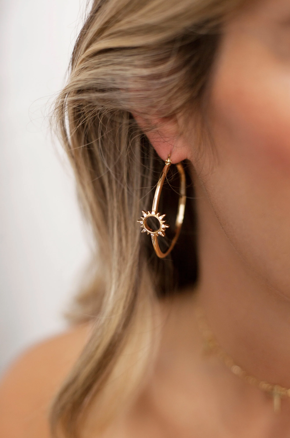 Gold Hoop Earrings