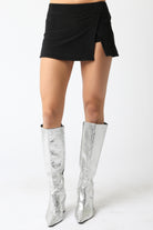 Black Micro Mini Skirt