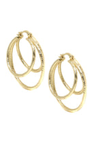 Gold Layered Hoops