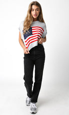 Grey Flag Sweater
