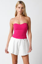 Hot Pink Tube Top