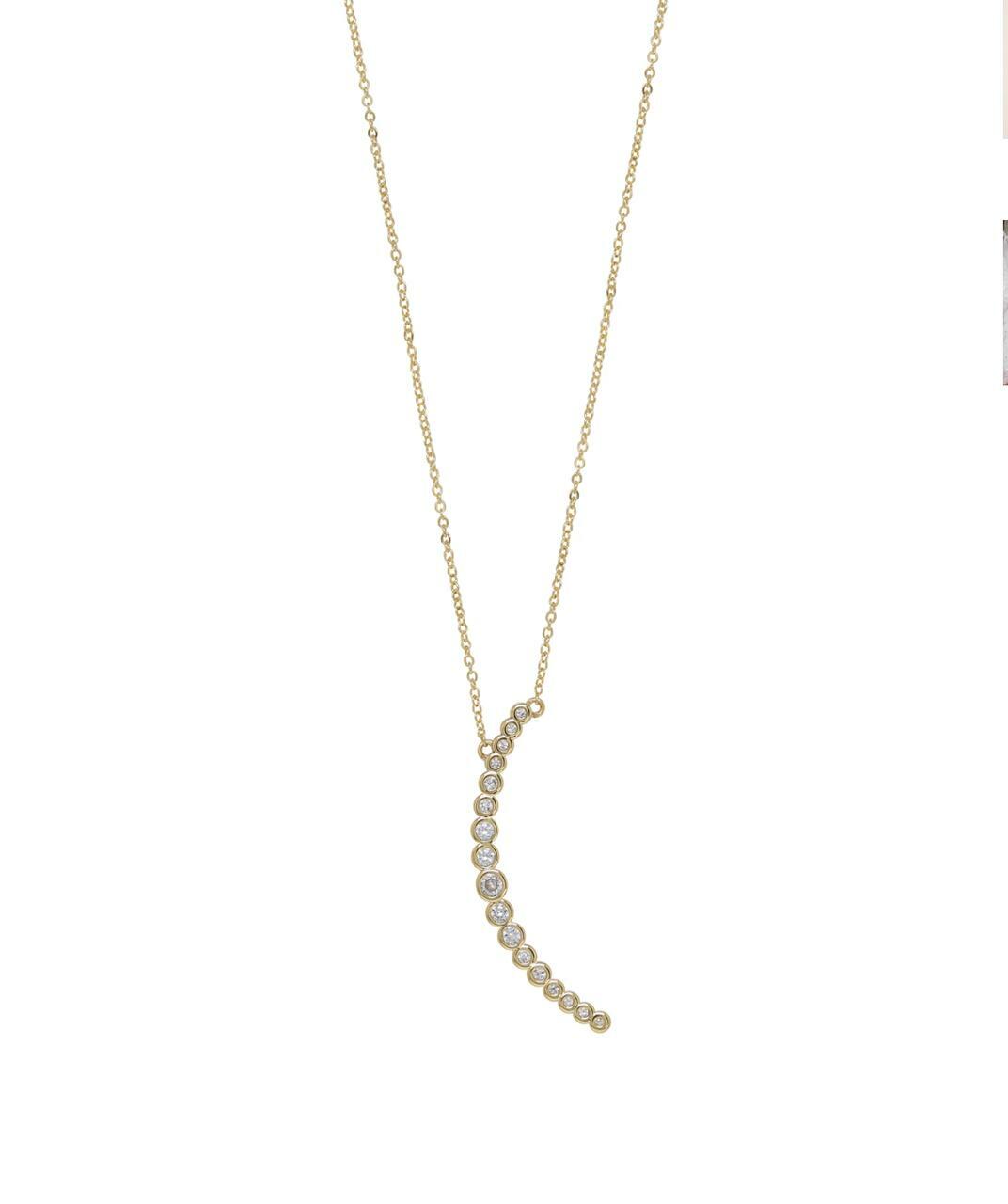 Crystal Moon Pendant Necklace