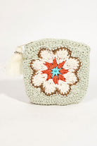 Ivory Crochet Coin Purse