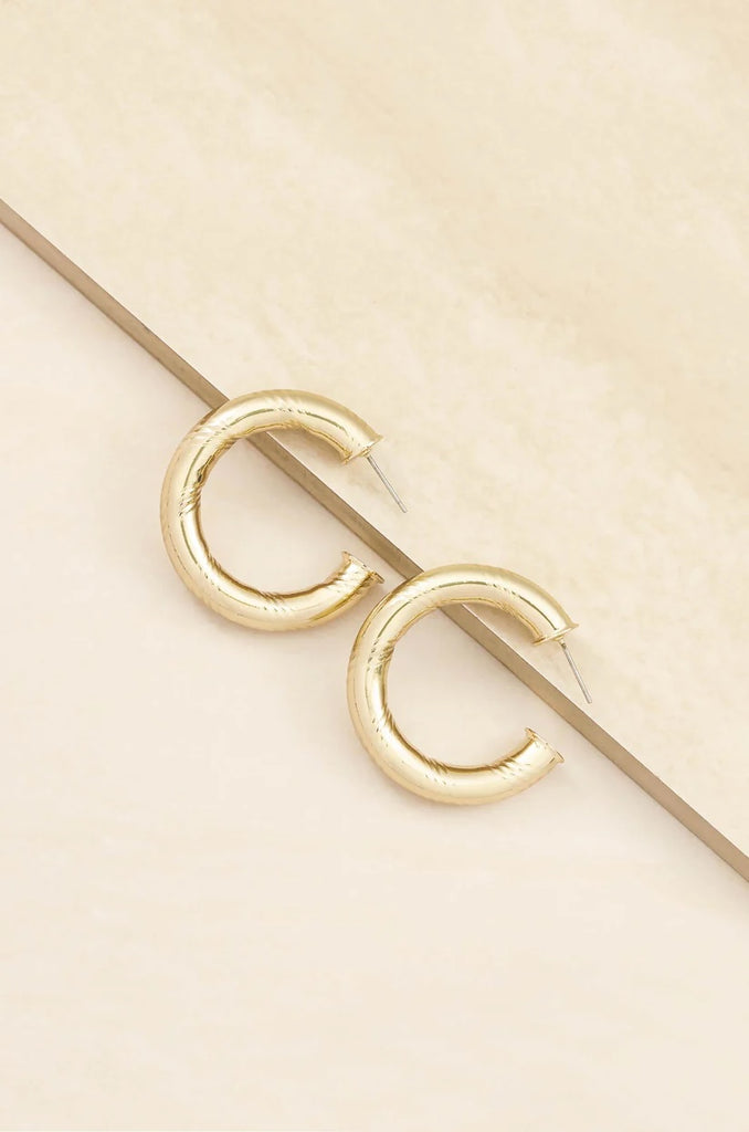 Large Gold Hoops