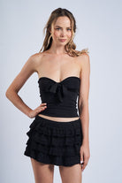 Libby Black Tube Top