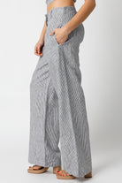 Linen Striped Pants