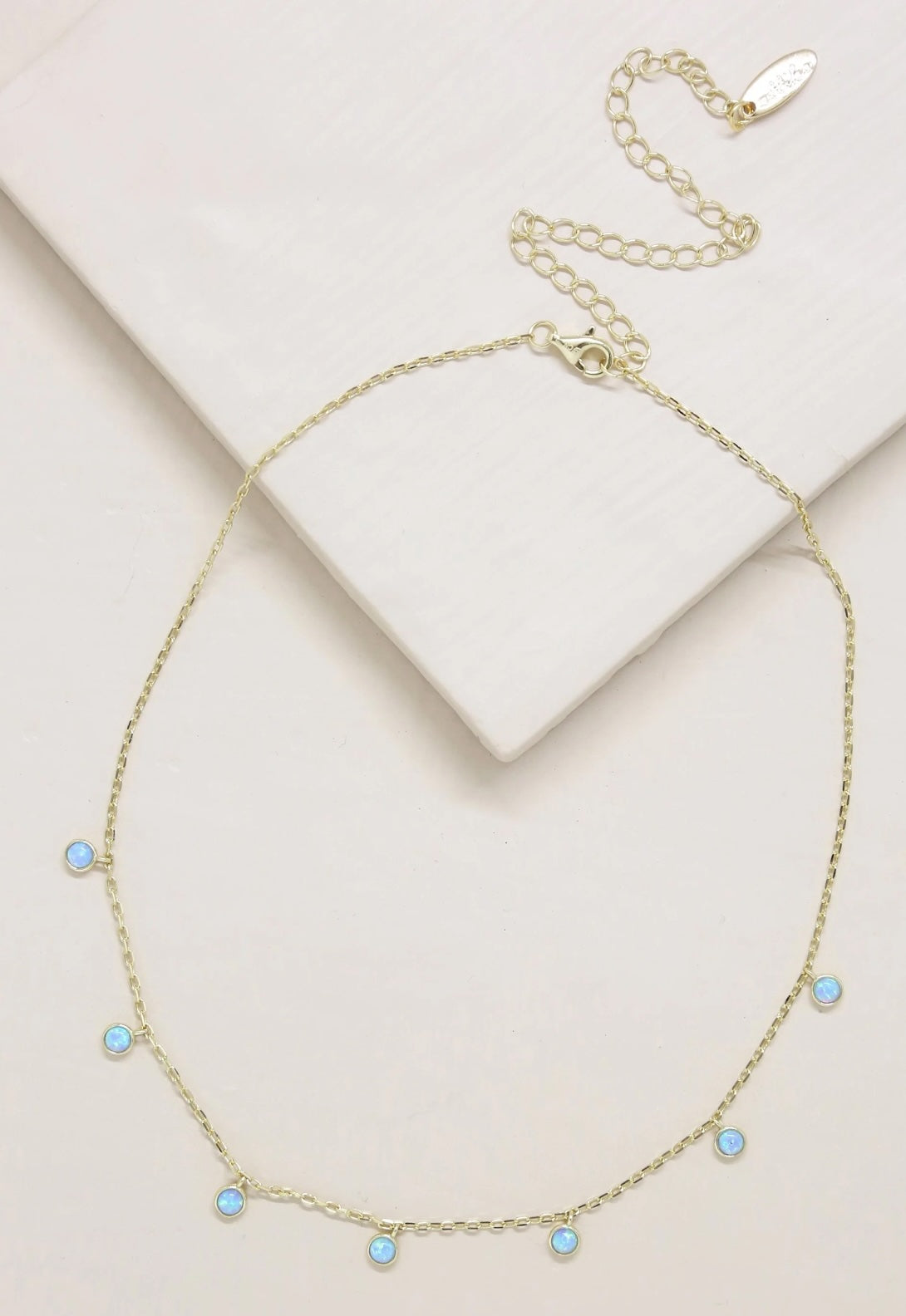 Blue Opal Necklace