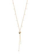 Pearl Lariat Necklace
