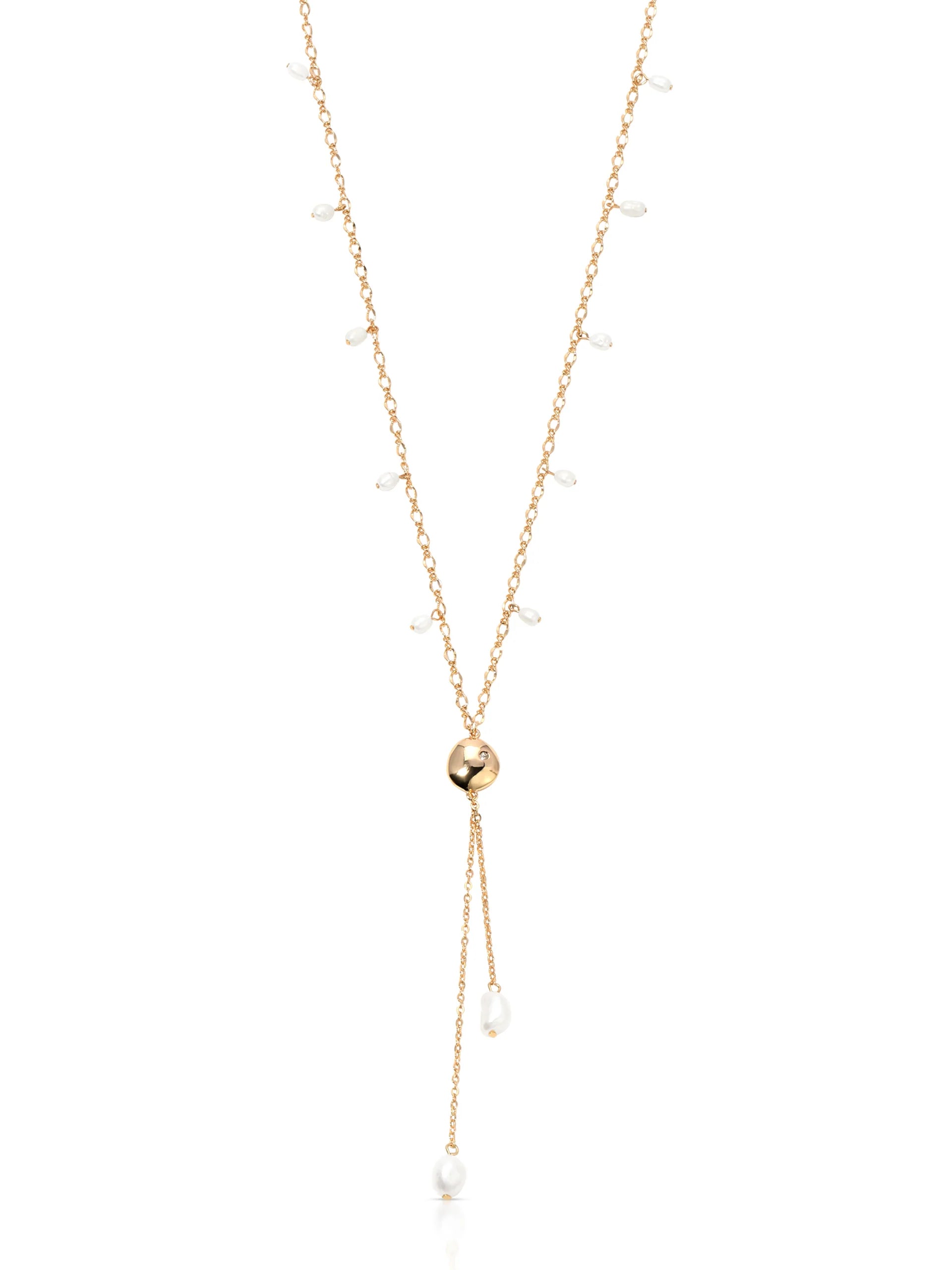 Pearl Lariat Necklace