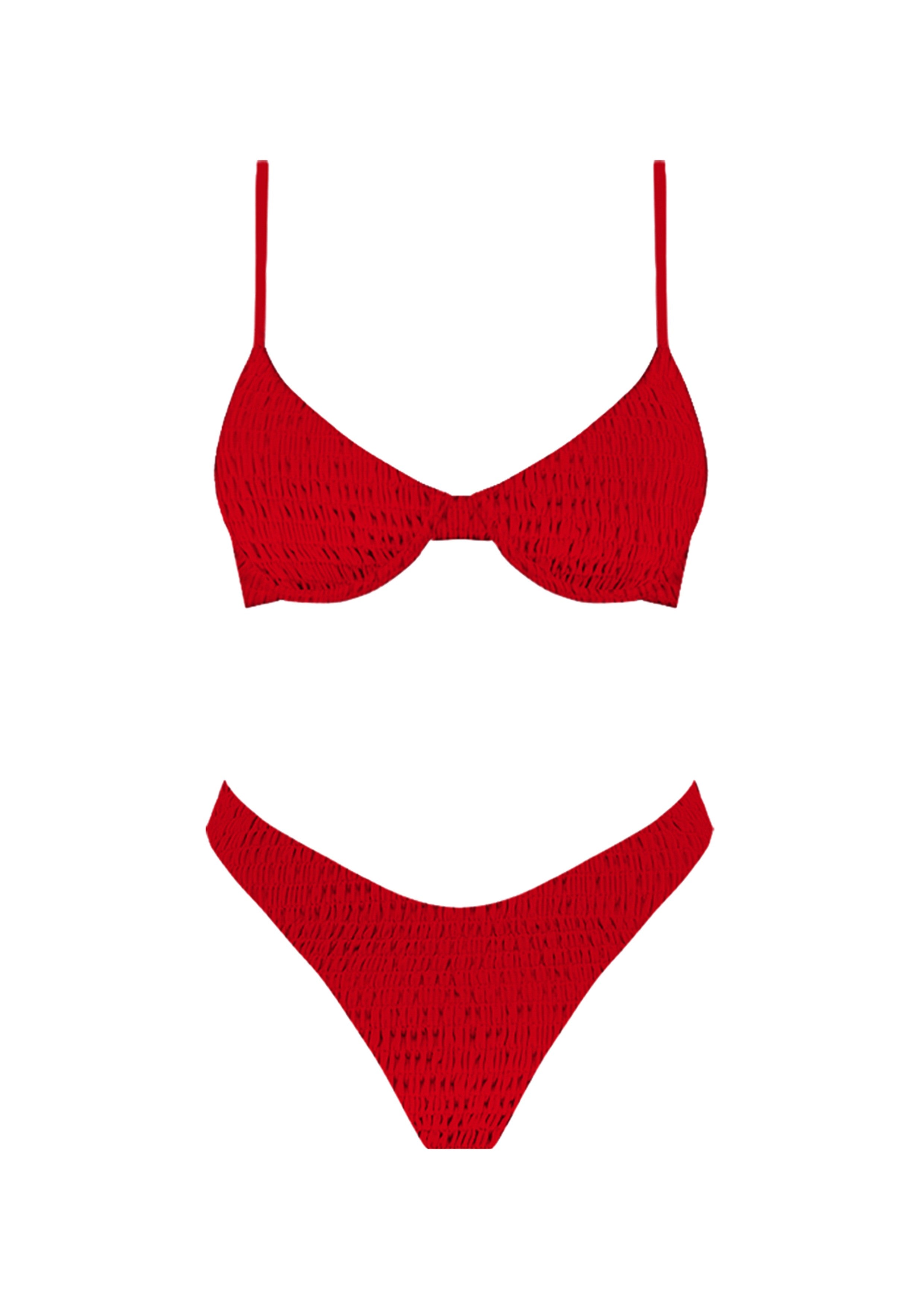 Red Bikini Set