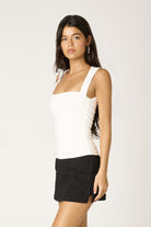 Black Mini Skirt With Slit